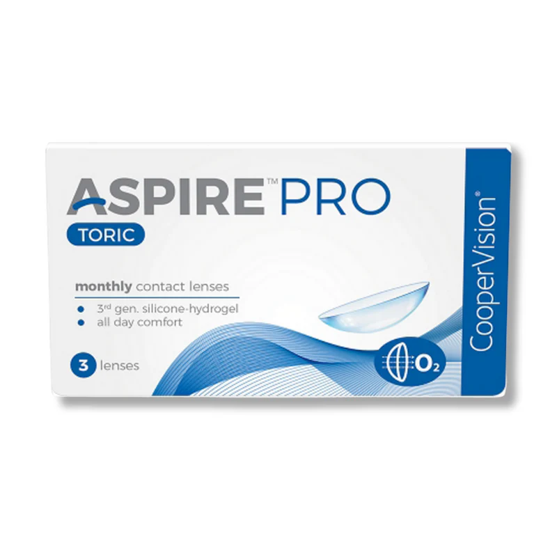 Cooper Vision Aspire Pro Toric Monthly Disposable (3 lens)